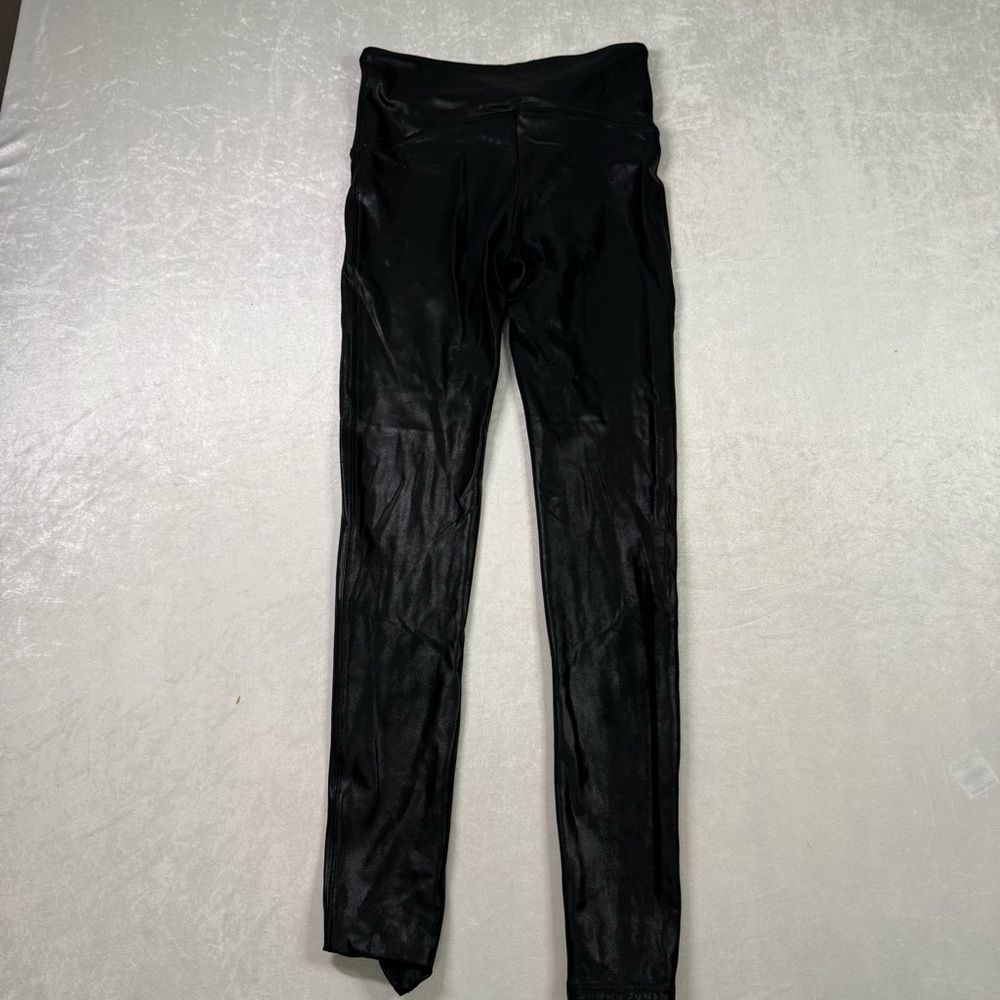 SPANX Black athletic Leggings with Red Tag